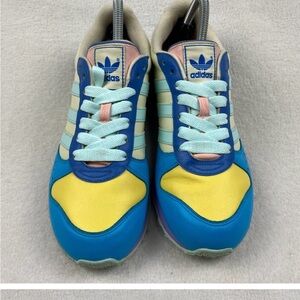 Adidas Low-Top Pastel Multi Color 2007 Athletic Sneakers Womens Size 8 Shoes